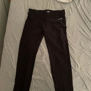 Spalding athletic leggings in black, size medium
